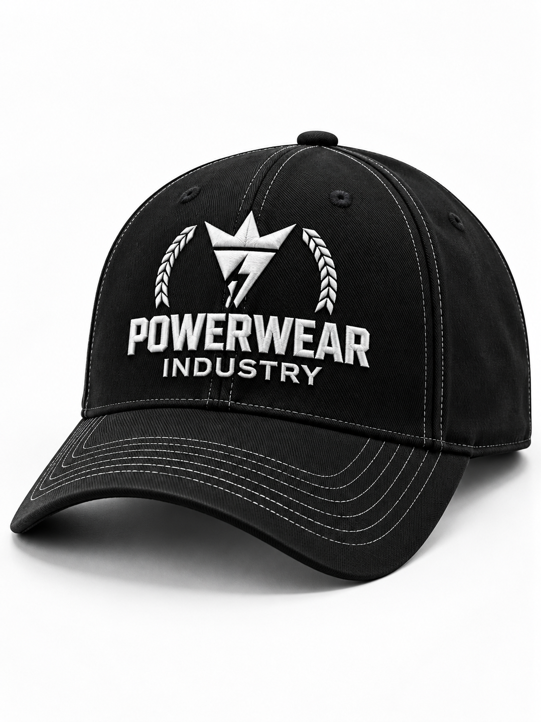 Wholesale All Black Embroidered Baseball Cap - Custom Manufacturing | Power Wear Industry