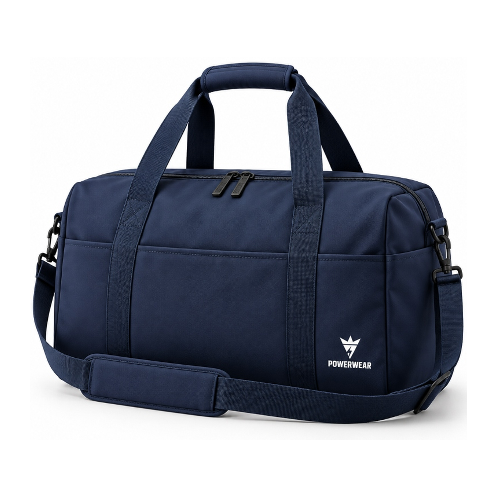 Navy Blue Sports Duffle Bag - Power Wear Industry